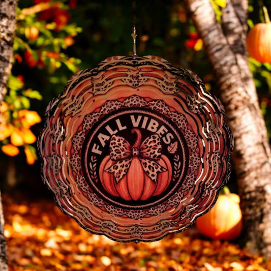 Fall Vibes Wind Spinner