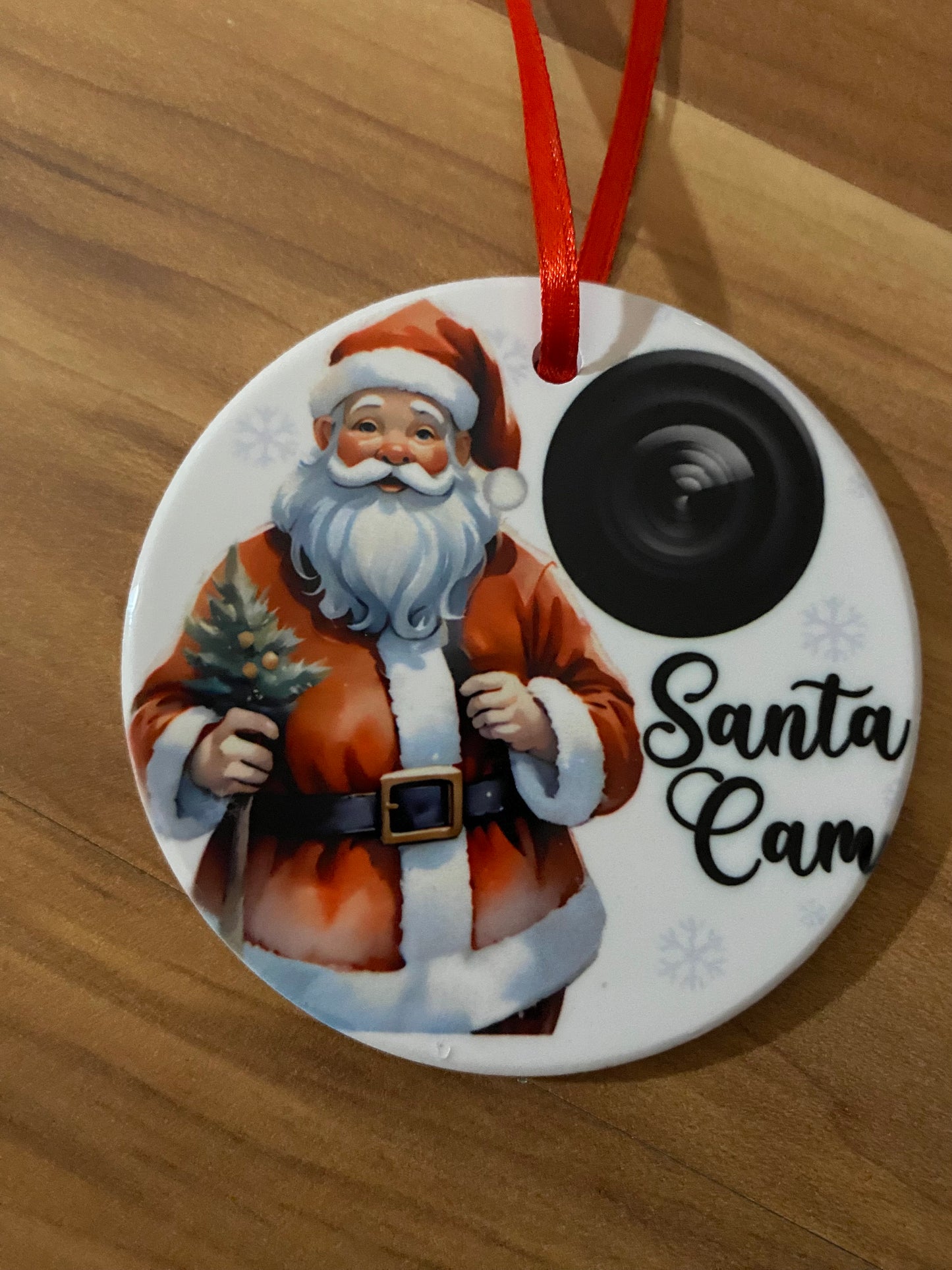 Santa Cam Ornaments