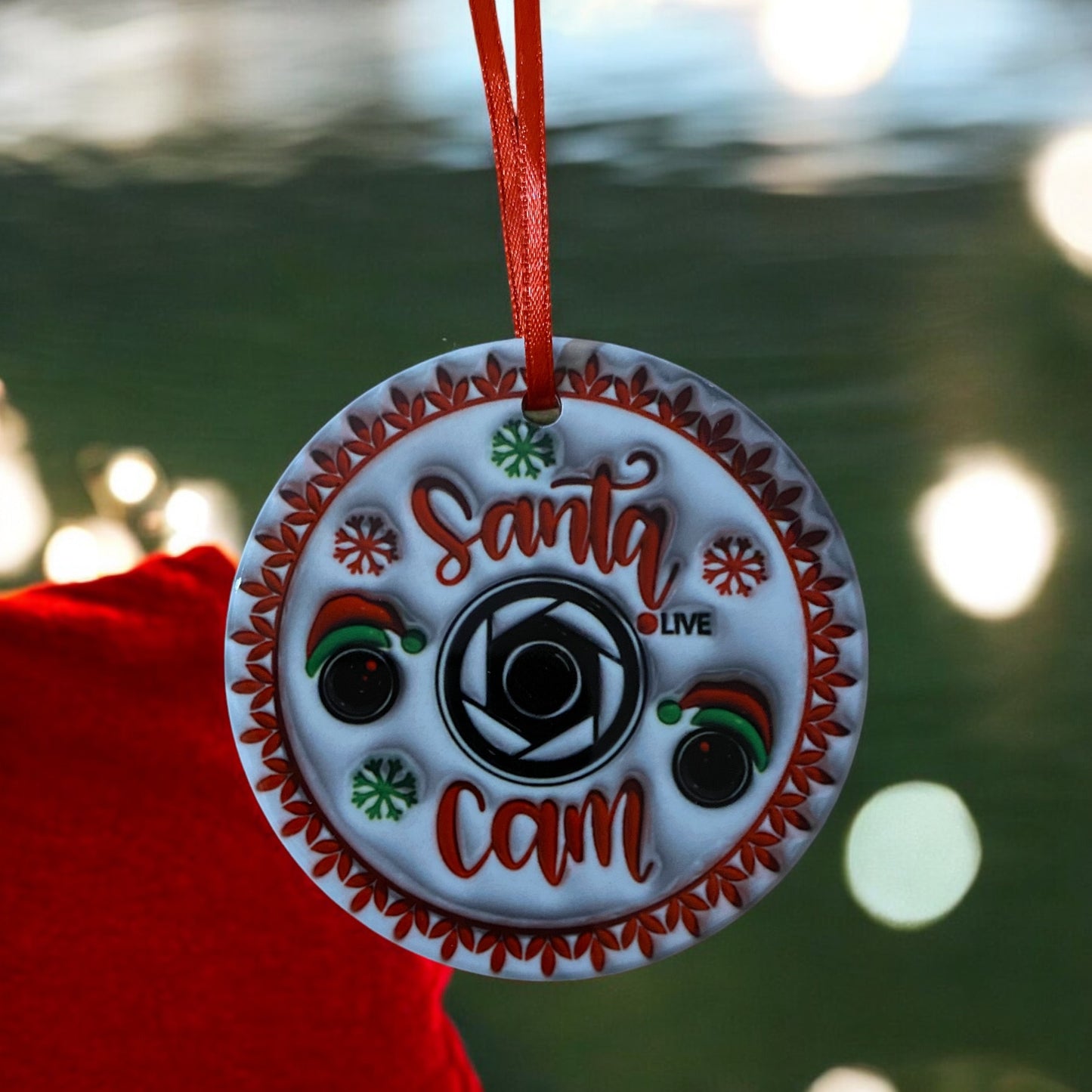 Santa Cam Ornaments