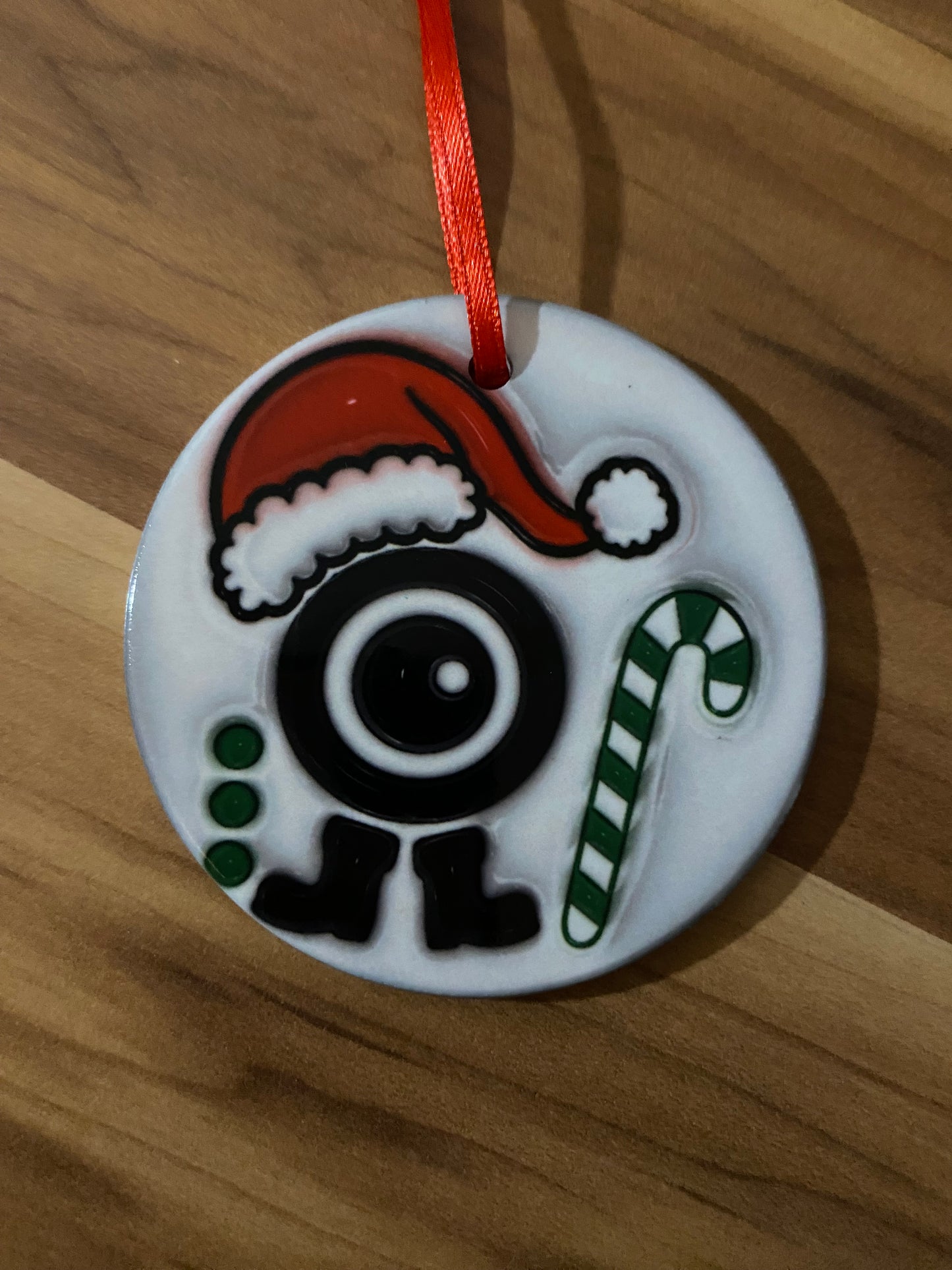 Santa Cam Ornaments