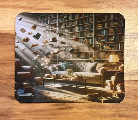 Book Dreams Mouse Pad