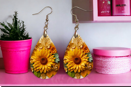 3D Sunflowers