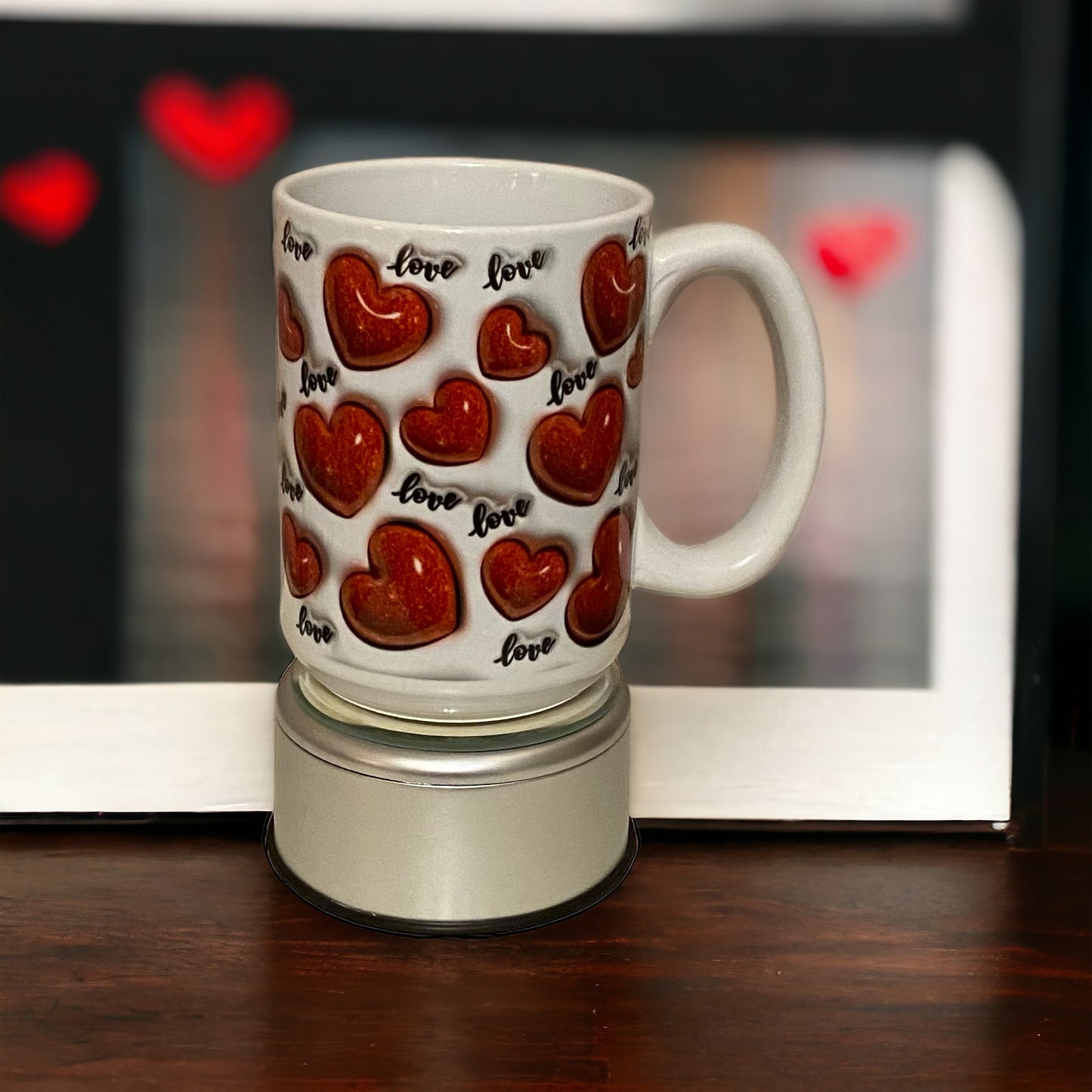 Puffy Heart Mug