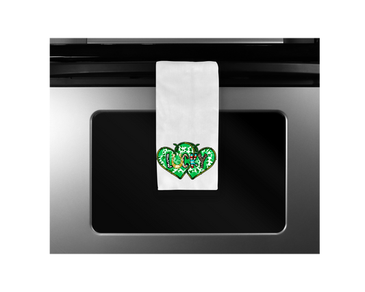 Irish Hearts Hand Towel