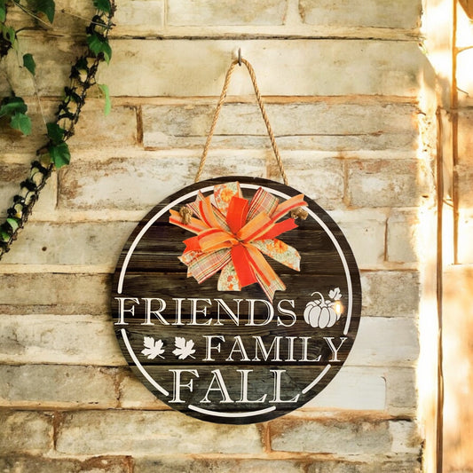 Friends and Family Door Sign