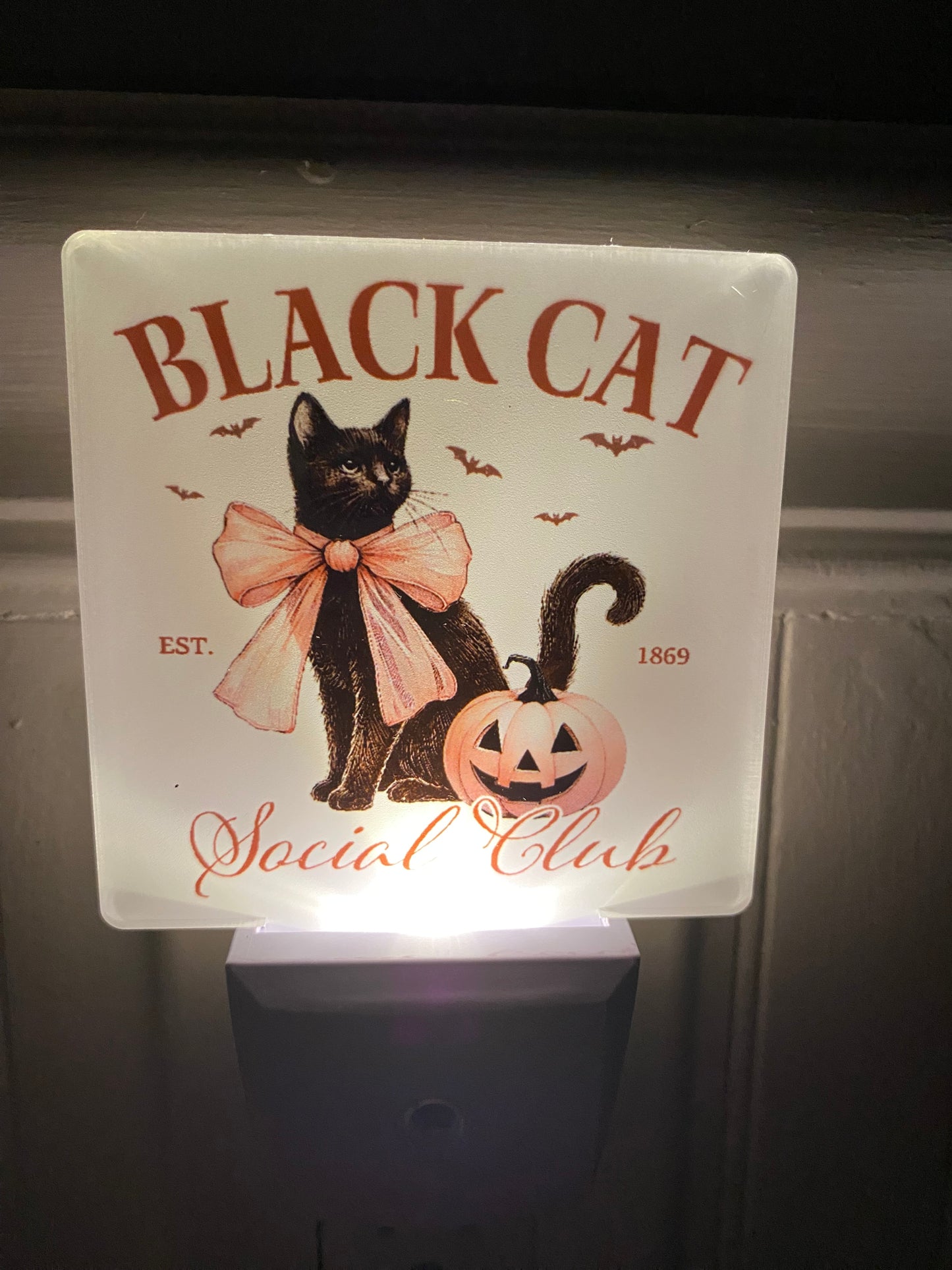 Black Cat Social Club Night light