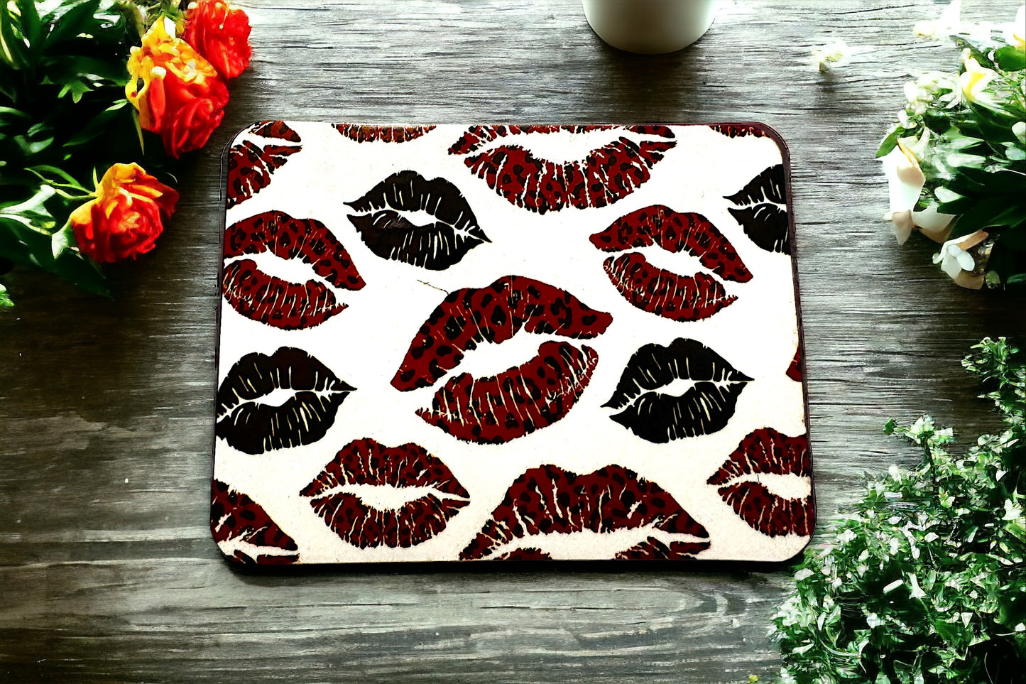 Red and Black Kiss Magnet