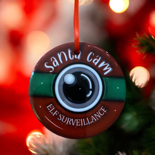 Santa Cam Ornaments