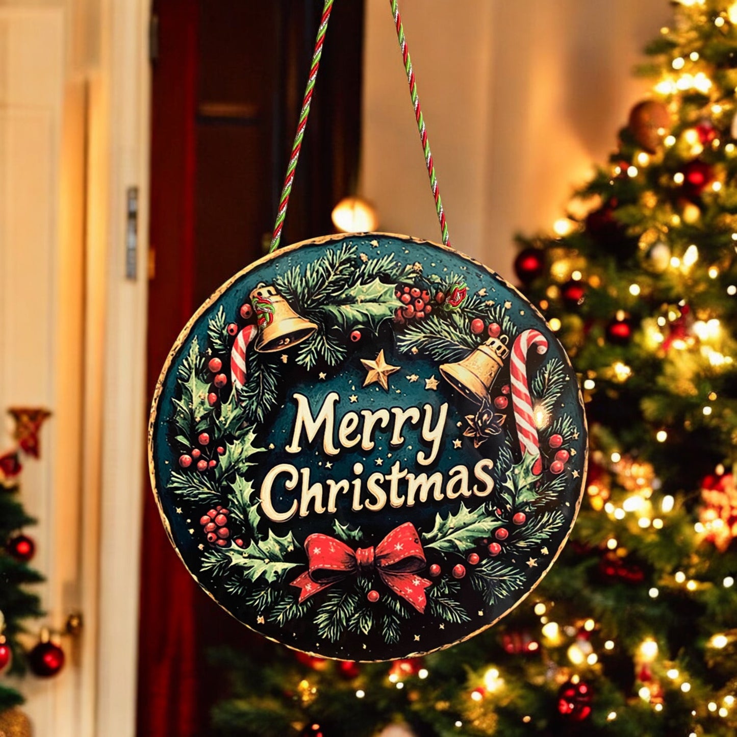 Merry Christmas Door Sign