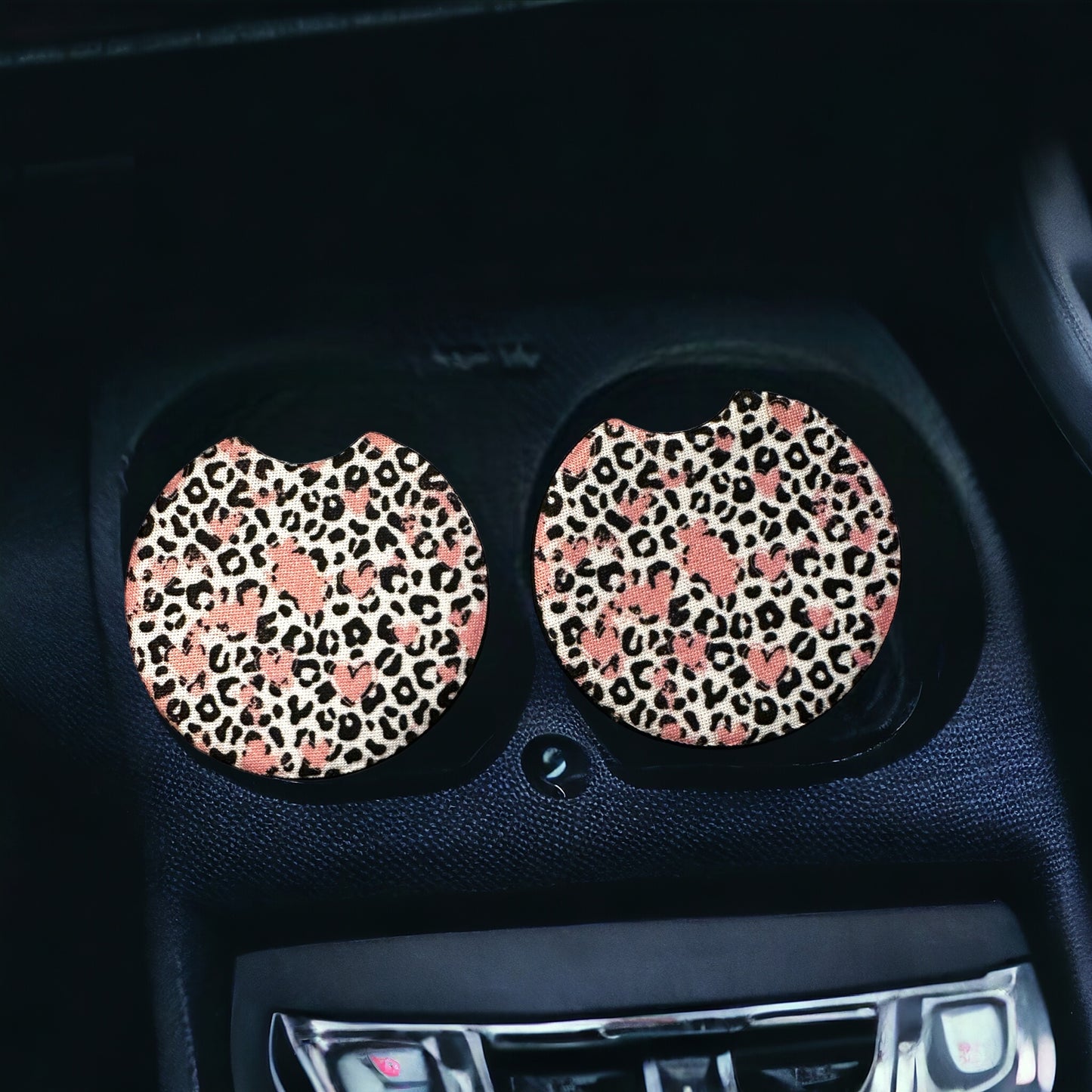 Pink Heart Cheetah