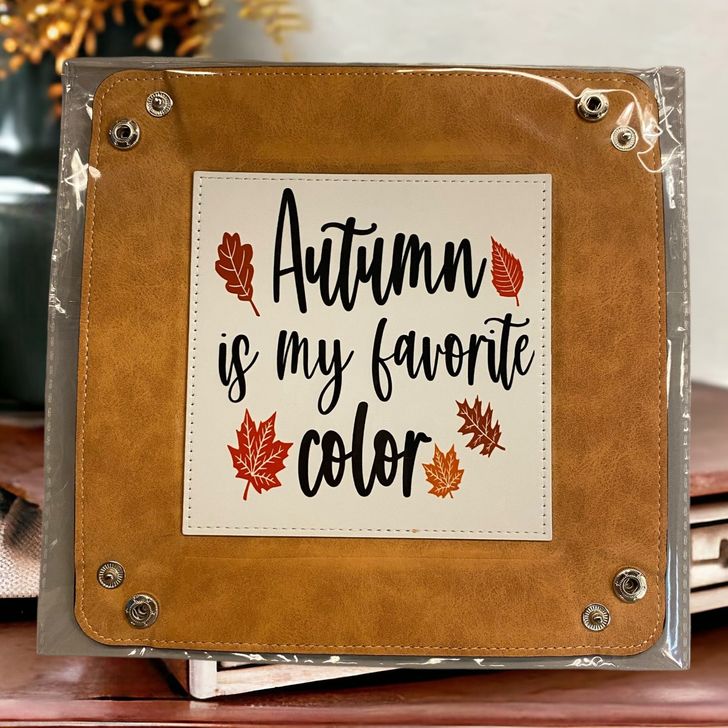 Autumn Color Entry Way Tray