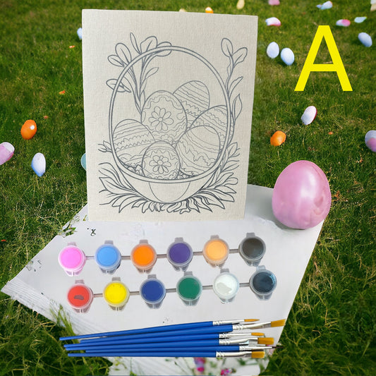 Easter Color Canvas Paint Kits