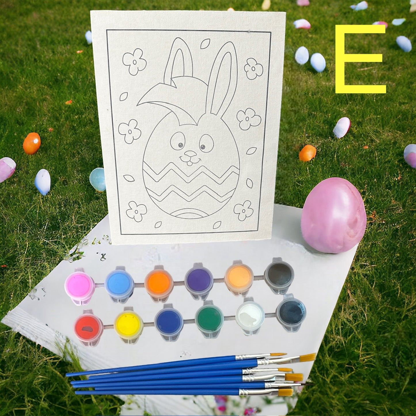 Easter Color Canvas Paint Kits