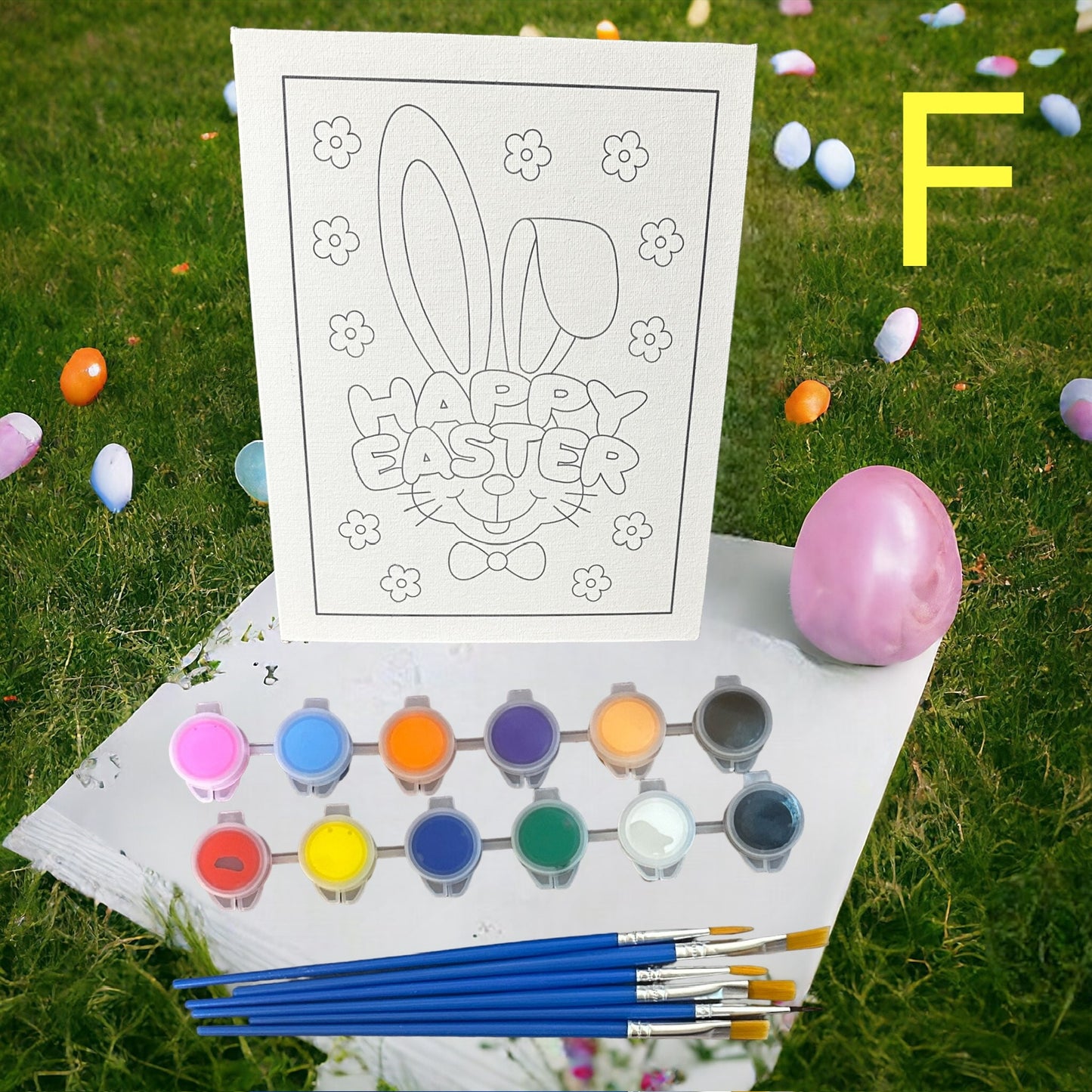 Easter Color Canvas Paint Kits