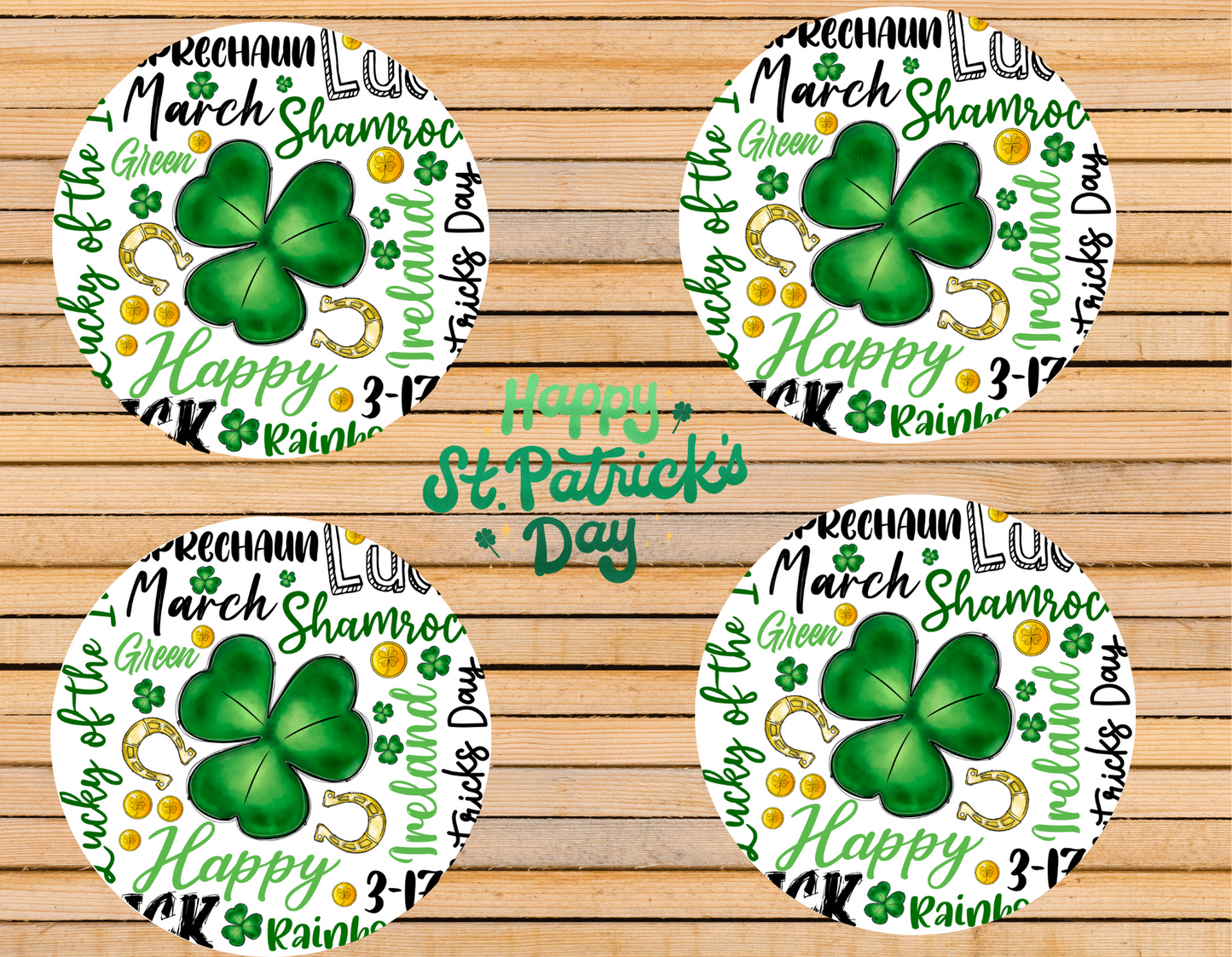 March Shamrock Coasters