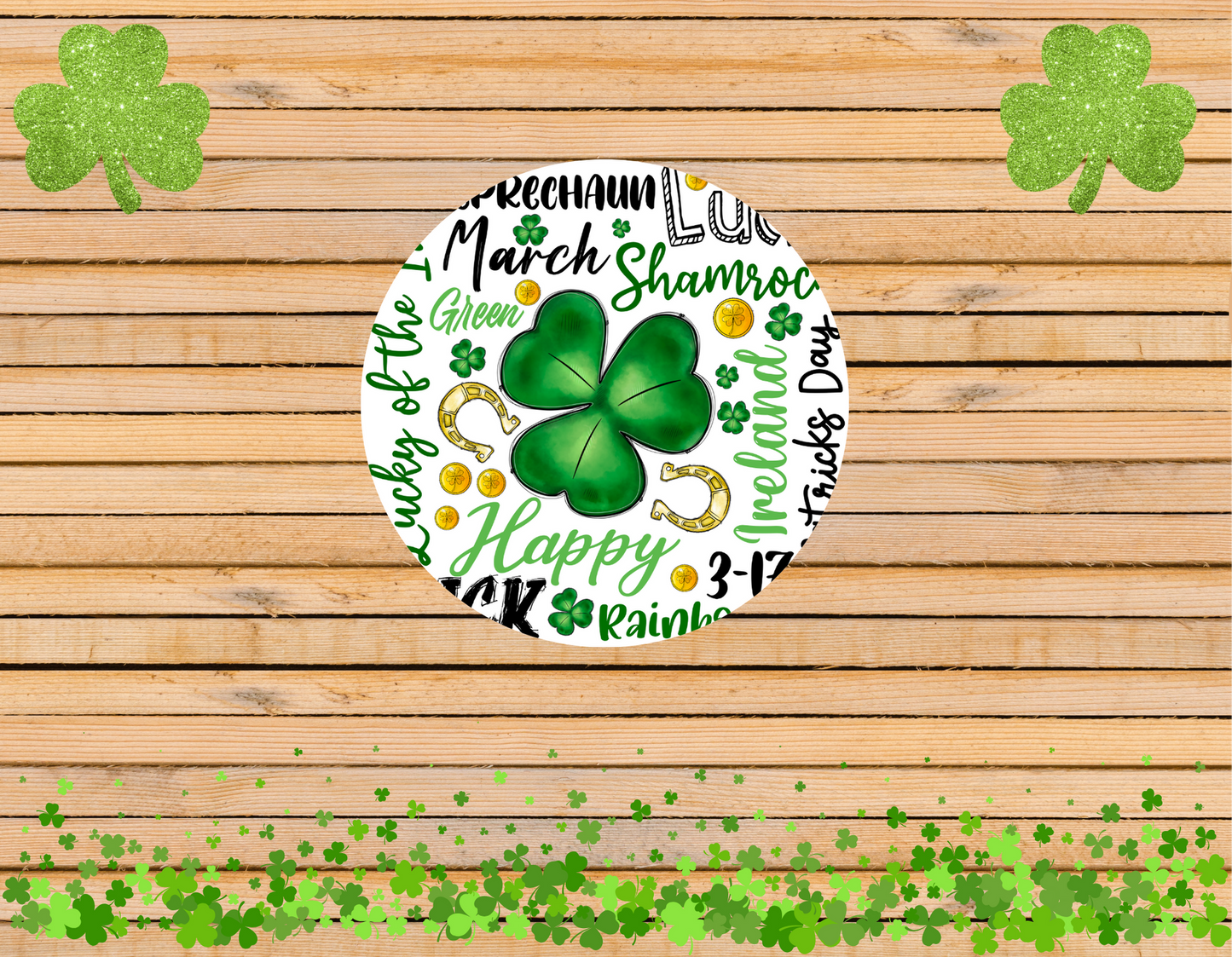 March Shamrock Coasters