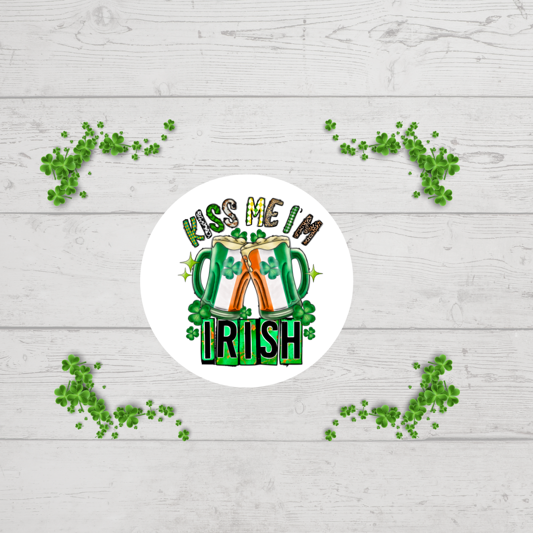 Kiss Me I'm Irish Coasters