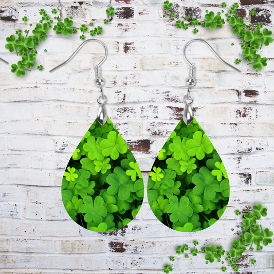 Teardrop Shamrocks I