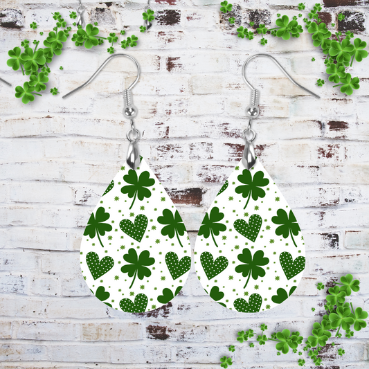 Teardrop Hearts & Shamrocks